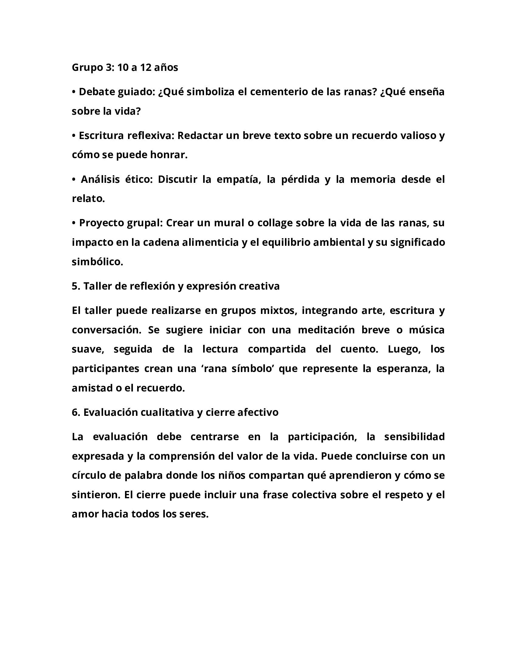 EL CEMENTERIO DE LAS RANAS, Ecohistorias para cuidar el mundo