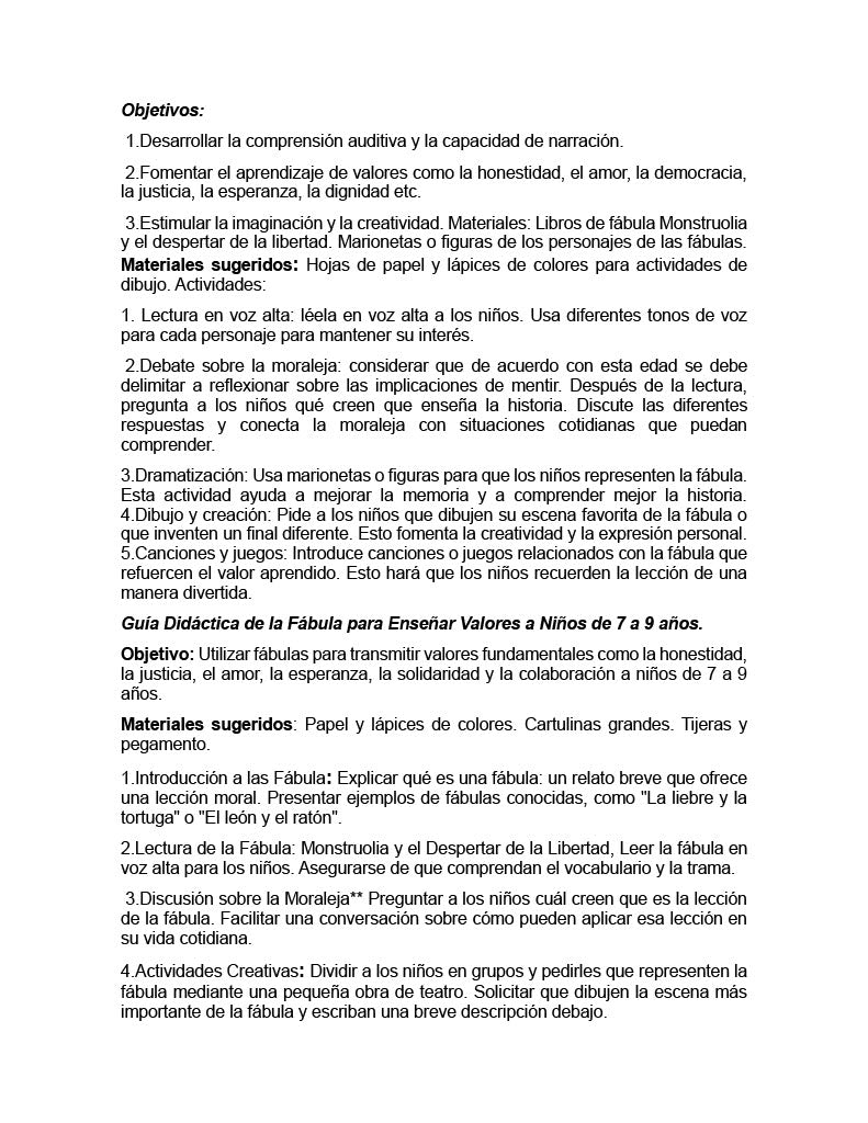 Monstruolia y el despertar de la libertad.