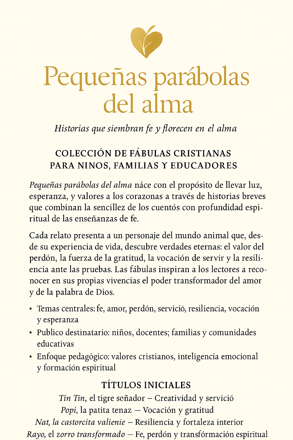 FÁBULAS DE SUPERACIÓN PERSONAL: TIN TIN EL TIGRE SOÑADOR.